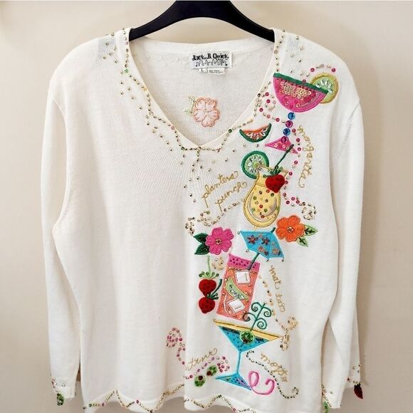 Festive 'Planters Punch' Sweater  - Picture 7 of 9